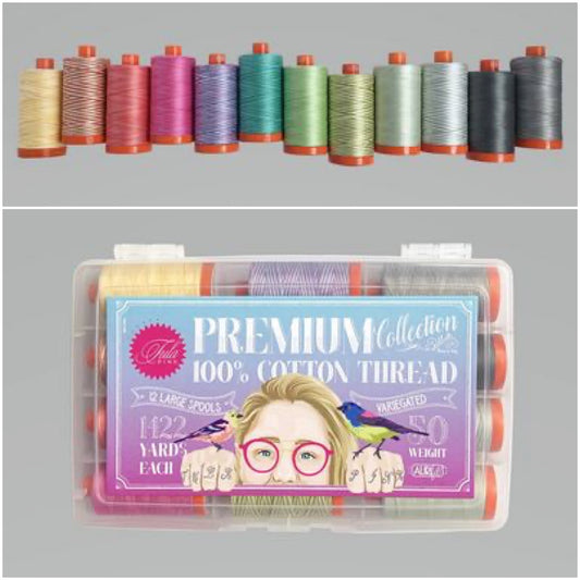 Tula Pink Premium Collection 50 wt, 12 Colors TP50TP12 Notion (PACKAGING MAY VARY)