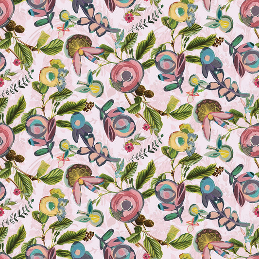 Inspired Heart by Kelly Rae Roberts Treasured Floral Rose 13335B-21 Cotton Woven Fabric