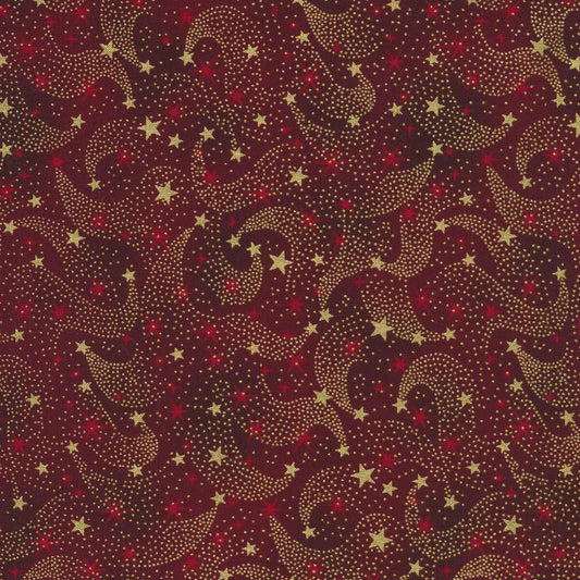 New Arrival: Twinkle Shooting Star Red    4590-005 Cotton Woven Fabric