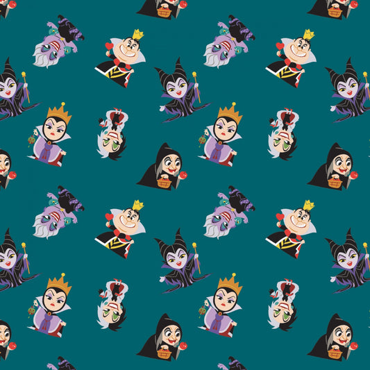 Licensed The Day of the Little World Villains Gather 85130502-1 Cotton Woven Fabric