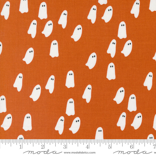 PREORDER ITEM - EXPECTED APRIL 2024:  Noir by Alli K Design Wandering Ghost Pumpkin    11545-14 Cotton Woven Fabric