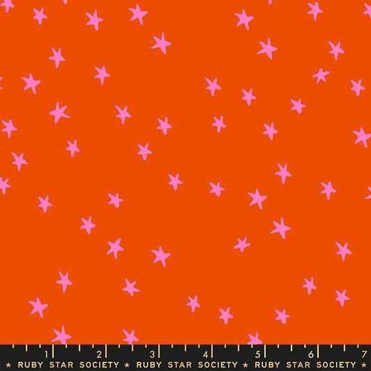 Starry by Alexia Marcelle Abegg of Ruby Star Society Warm Red    RS4109-53 Cotton Woven Fabric