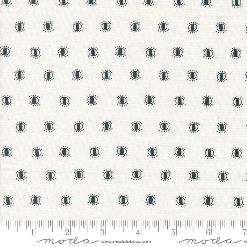 New Arrival: Noir by Alli K Design Watching Eyes Ghost    11546-11 Cotton Woven Fabric