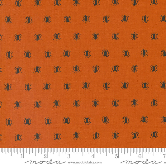 PREORDER ITEM - EXPECTED APRIL 2024:   Noir by Alli K Design Watching Eyes Pumpkin    11546-14 Cotton Woven Fabric