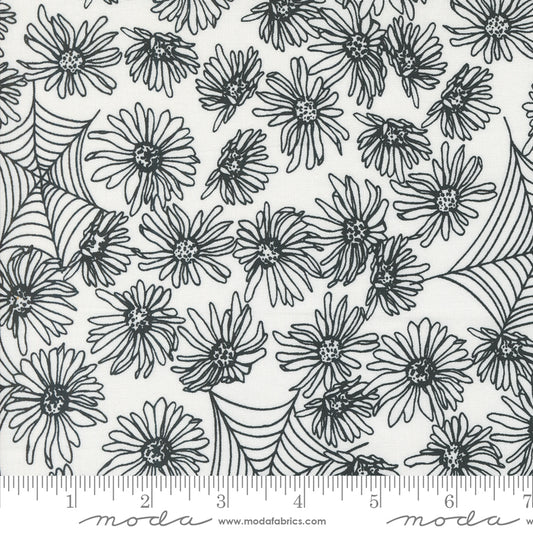 New Arrival: Noir by Alli K Design Whispering Webs Ghost    11541-21 Cotton Woven Fabric