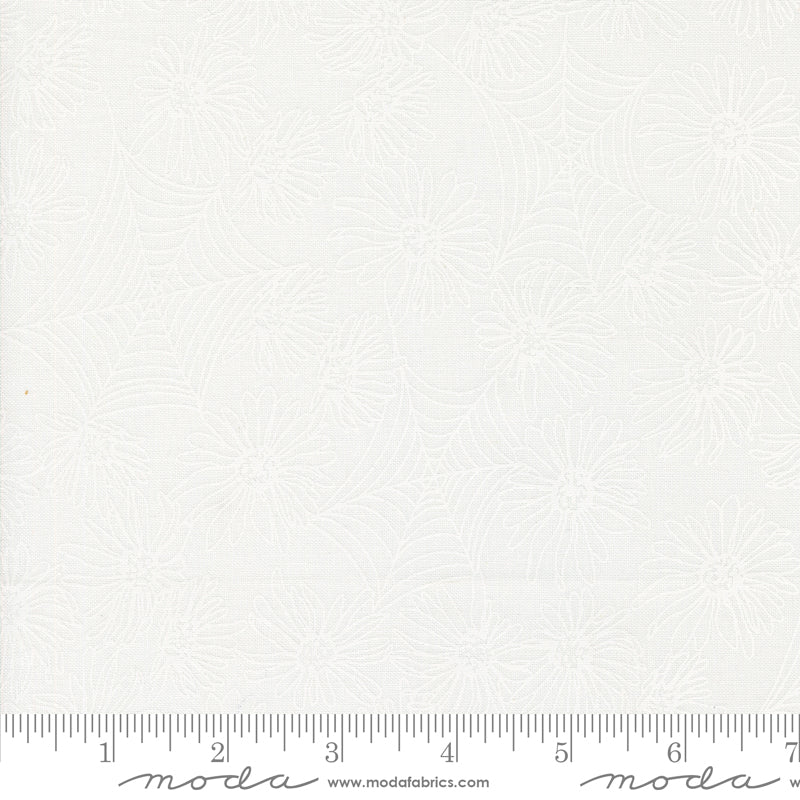 New Arrival: Noir by Alli K Design Whispering Webs Ghost White    11541-31 Cotton Woven Fabric
