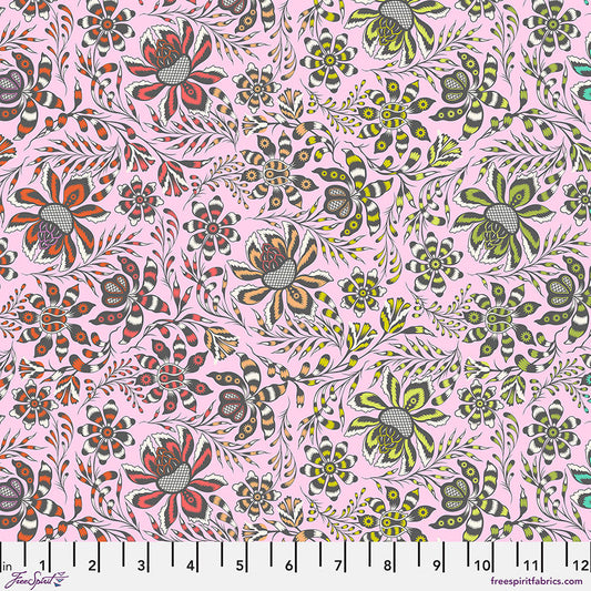 Roar! by Tula Pink Wild Vine    PWTP227.BLUSH Cotton Woven Fabric