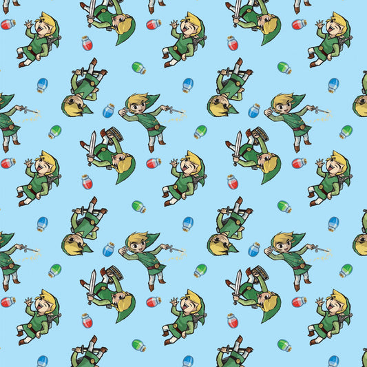 Licensed Video Games Windwaker Potion Toss    79356-A620710 Cotton Woven Fabric